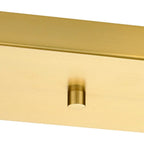 Kit de rosace 23-1 4 pour jusqu'à 3 suspensions - Bronze brossé - 59 cm x 10,6 cm x 1,9 cm