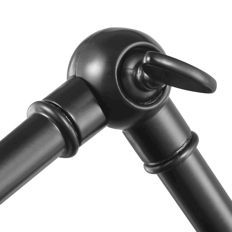 Applique murale à bras articulé noir de la collection Hinton