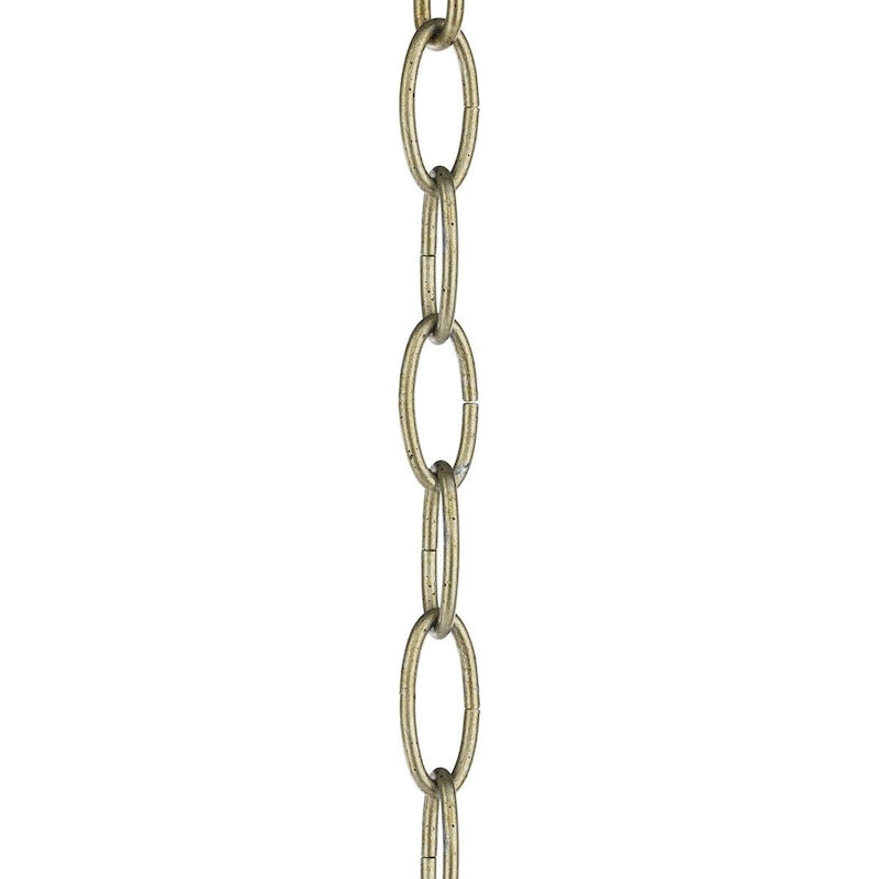 Accessory Chain - 48-inch of 9 Gauge Chain in Gilded Silver - Gilded Silver - 0.5 in x 0.5 in x 48 in