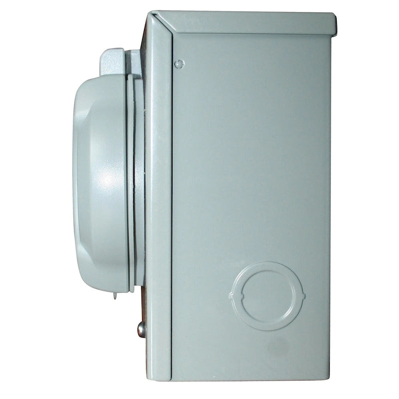 Boîtier d'entrée d'alimentation pour générateur 30 A - 4,25 po L x 3,25 po l x 6,25 po H