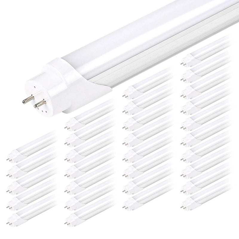 Glass Luxuries 4FT LED T8 Ballast Bypass Type B Light Tube, 18W, Single-Ended & Dual-Ended Connection, 2300lm, 5000K, 30 Pack - 30pcs - image 1